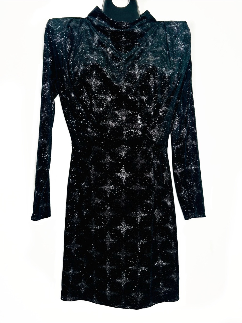 Gorgeous Zara Black Sparkle Long Sleeve Dress *NWOT